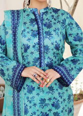 Sufina's By VS Textile Printed Lawn 3 Piece Unstitched Suit VS25PLV2 D-653